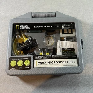 National Geographic 900X Set Microscopio con Custodia Kit Scienza Bambini Completo - Foto 1 di 6