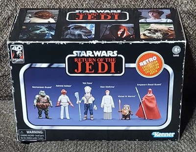 Conjunto de 6 bonecos Star Wars: The Retro Collection Return of the Jedi ~ Exclusivo ~ NOVO - Imagem 1 de 4