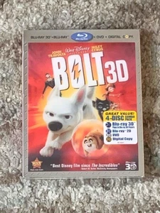 Bolt 3D: with Lenticular Slipcover (3D Blu-ray/Blu-ray/DVD 4-Disc 2011) - Imagen 1 de 8