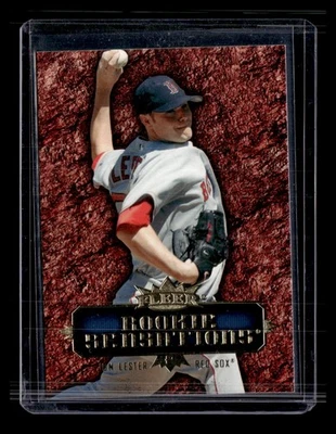 2007 Fleer #RS-JL Jon Lester Rookie Sensations JH01 - Image 1 of 2