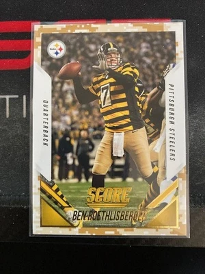 Ben Roethlisberger 2015 Score #12 Camo Steelers Foto 1 de 2