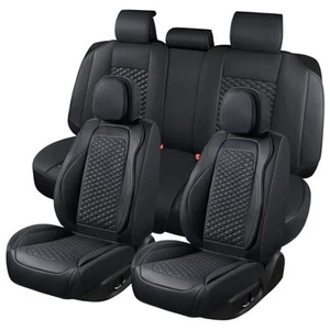 Car Seat Covers Full Set Leather Seat Covers Automotive Seat Covers Universal - Picture 1 of 7