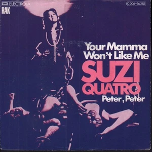 Suzi Quatro Your Mamma Won't Like Me 7" vinyl Germany Rak 1975 pic sleeve - Picture 1 of 3