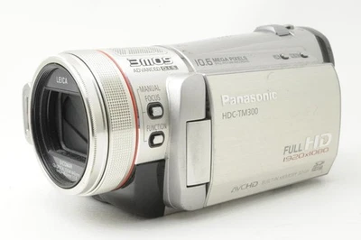 Panasonic HDC-TM300 Silver Full HD Digital Camera Camcorder 32GB w/Battery - Image 1 of 4