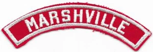 Marshville rot-weiß Streifen RWS North Carolina NC Pfadfinder Gemeinde Streifen - Bild 1 von 1