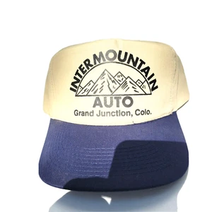 Intermountain Auto Grand Junction Co Hat Cap Beige Adult Used Snapback Bg9 - Picture 1 of 5