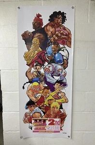 Street Fighter Alpha 2nd Impact Banner 20”x38” capcom arcade poster Third Strike - Picture 1 of 5