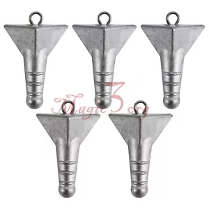 5 piezas Pesca Surf Peso 1 oz-4 oz Pesca Tormenta Sumidero Plomo Hatteras Agua Salada - Imagen 1 de 12