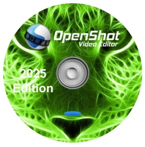 OpenShot 2025 Video Editing Software Suite ~ Trim Effects Video Editor ~ Mac CD - Imagen 1 de 24
