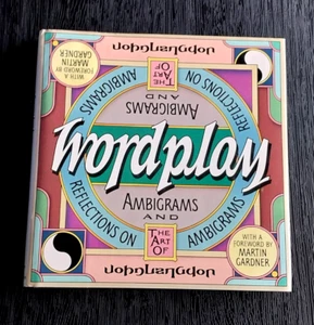 WORDPLAY AMBIGRAMS JOHN LANGDON HARDCOVER HC BOOK 1992 BRAND NEW - Foto 1 di 2