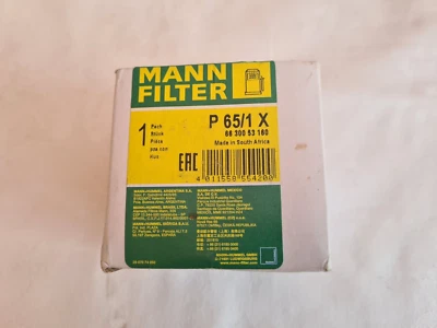 MANN-FILTER P 65/1 X Filtro de Combustível para DAIMLER, JAGUAR, LAND ROVER - 66 300 53 160 - Imagem 1 de 4