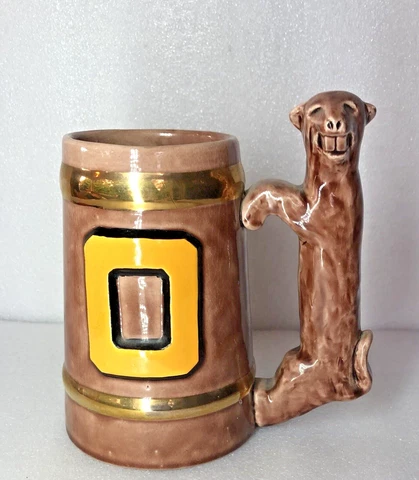 Oregon State Beavers Ceramic Mug College Football Cup Mascot Logo Hand Painted Cover