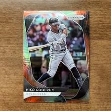 Niko Goodrum 2020 Panini Prizm Baseball Cosmic Haze Parallel