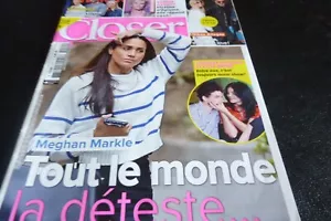 Revue "CLOSER N°1031 - 2025" Meghan MARKLE, Celine DION, Timothee CHALAMET & Kyl - Foto 1 di 1
