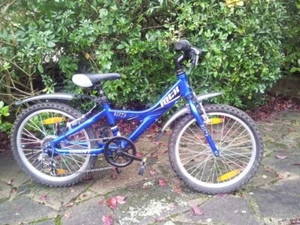 Giant MTX 125 20" kids bike, 6-speed, metallic blue, good condition - Picture 1 of 3