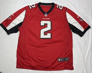 Nike NFL Jersey On Field Atlanta Falcons Matt Ryan #2 Red Black Mens X-Large
