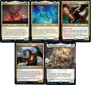 EDH Dragon Deck - Tiamat Commander MTG Magic the Gathering - Amareth - Atarka NM - Picture 1 of 1