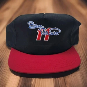 Vintage Bill Elliott #11 Snapback Hat Simple Embroidered Script Logo USA Made - Picture 1 of 9