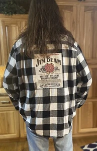 Herren Jim Beam Hemd Langarm Flanell XXLT 2XLTBuffalo Square Neu Knopfleiste - Bild 1 von 2