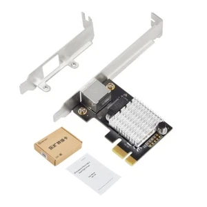 2.5Gb Network Adapter 2500/1000/100/10Mbps PCIe Express Gigabit Ethernet Card - Picture 1 of 12