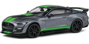 2020 Ford Mustang Shelby GT500 Carbonizes Grey with Neon Green Stripes Diecast - - Picture 1 of 2