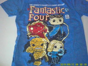 Camiseta Funko Talla XS Mujer Cuatro Fantásticos Marvel Cuerpo de Coleccionista Exclusiva - Imagen 1 de 9