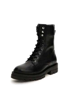Guess FL7OTTELE10 Botines Biker Anfibios Rock Cuero Negro - Bild 1 von 5