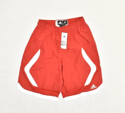 NEW Adidas Women's Sweat Shorts Drawstring  Polyester Red Size XS Basketball - Image 1 of 4