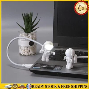 Lampe LED d'astronaute créative, USB, lampe d'astronaute pour la lecture sur ord - Afbeelding 1 van 8