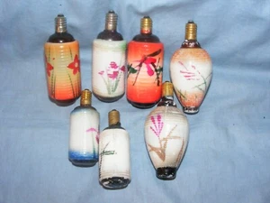 Christmas Figural Light Bulb Eastern Lanterns Vintage Milk Glass Decoration 7 - Picture 1 of 3