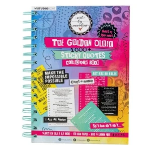 New Art By Marlene Golden Oldie Collector's Book Sticky Quotes - Sticker Book - Picture 1 of 2