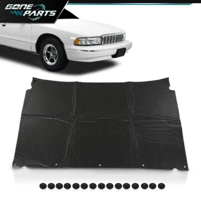 Almohadilla de aislamiento de capó y clips aptos para Chevrolet Caprice Impala 91-96 Foto 1 de 4