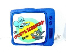 The Simpsons "The Itchy and Scratchy Show" Plush Pillow from Universal Studios