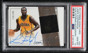 2013 Panini Signatures Film Veteran /249 Lance Stephenson #20 PSA 10 GEM MT Auto