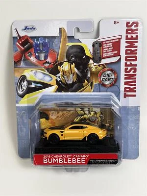 Transformers Bumblebee 2016 Chevrolet Camaro 1:64 Jada 253112000 - Image 1 of 4