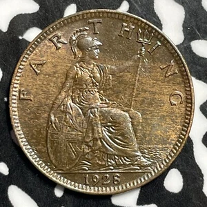1928 Great Britain Farthing Lot#E4335 High Grade! Beautiful! - Picture 1 of 2