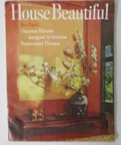 House Beautiful Magazine (May 1962) Vacation Houses; Mid Century Modern Art Deco - Picture 1 of 1