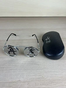 Alexander Hi-Tek Designs London steampunk sunglasses flip-up metal shades - Picture 1 of 11