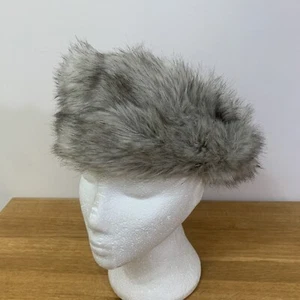 M&S ladies grey faux fur headband - one size - Picture 1 of 8
