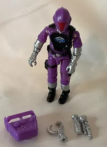 Figura personalizada Black Major Cobra Decepticon púrpura brilla en la oscuridad BAT Joe - Imagen 1 de 6