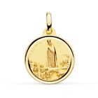 Anhnger Gold 18k 750 Mls. Medaille Jungfrau Der Fatima 16 MM 1,85 Grs