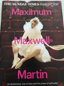 Sunday Times Magazine 2nd June 2024 Anna Maxwell Martin, Line of Duty - Picture 1 of 7