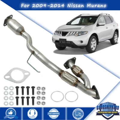 For Nissan Murano 3.5L V6 2009-2014 Rear Catalytic Converter Exhaust Flex Y-Pipe - Image 1 of 4