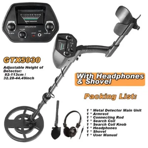 High-Sensitivity Metal Detector 10" Coil, Deep Ground Gold Finder w/ LCD Display - Picture 1 of 12