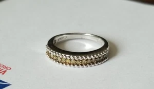 Chuck clemency NYCII Diamond treasure thick fancy Yellow Pave wedding Band Ring - Picture 1 of 12