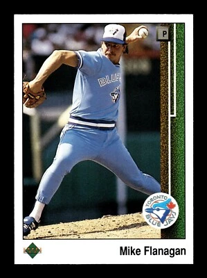 MIKE FLANAGAN ⚾ 1989 Upper Deck Baseball #385 Toronto Blue Jays - Image 1 of 2