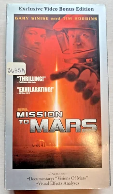 Mission to Mars (VHS) 2000 Tim Robbins, Gary Sinise, Don Cheadle - Image 1 of 4