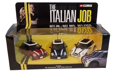 The Italian Job 2003 movie set of 3 Mini models made by CORGI - Image 1 of 4