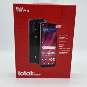 BLU View 4 - (B135DL) - Blue - (Total By Verizon)- New Sealed - Picture 1 of 5