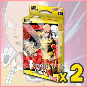 UNION ARENA TCG: One Punch Man Starter Deck Bundle x2 - Picture 1 of 2
